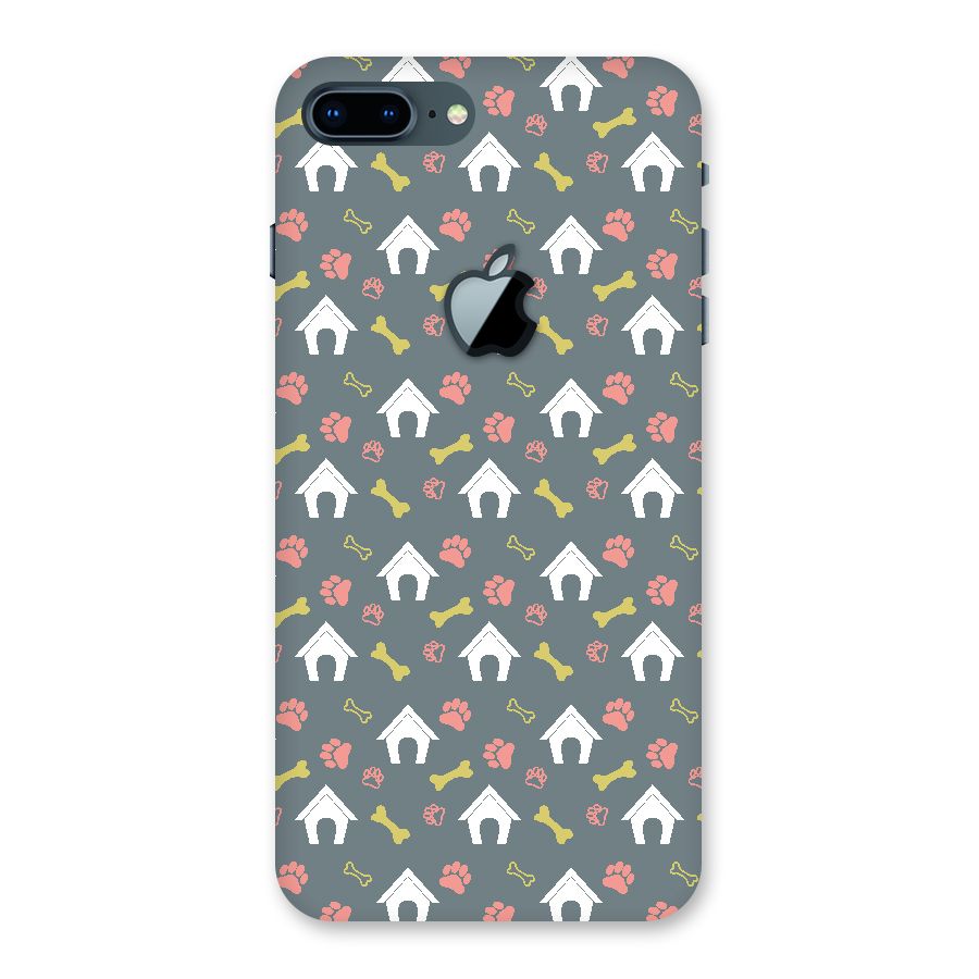 Dog Pattern Back Case for iPhone 7 Plus Apple Cut