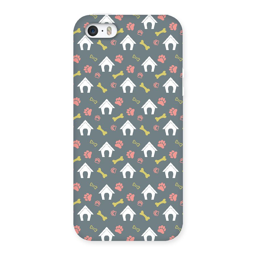 Dog Pattern Back Case for iPhone SE
