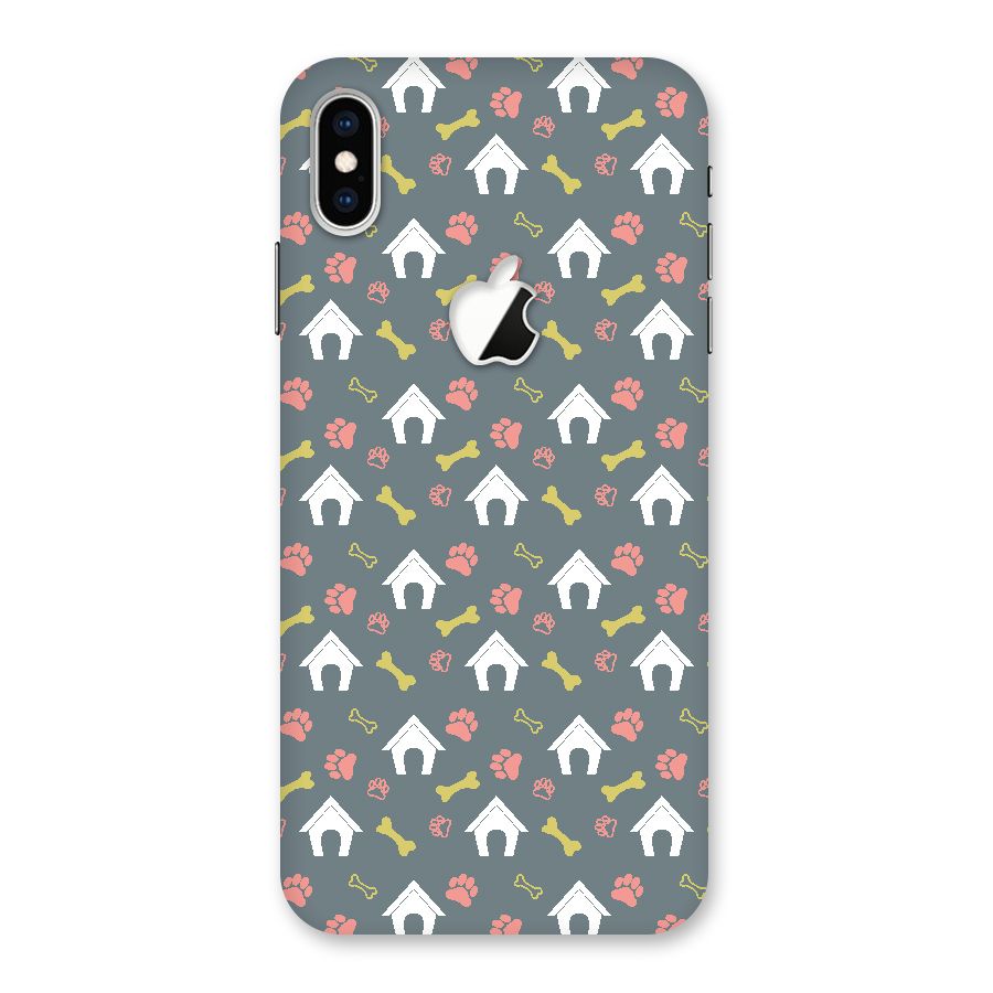 Dog Pattern Back Case for iPhone XS Max Apple Cut