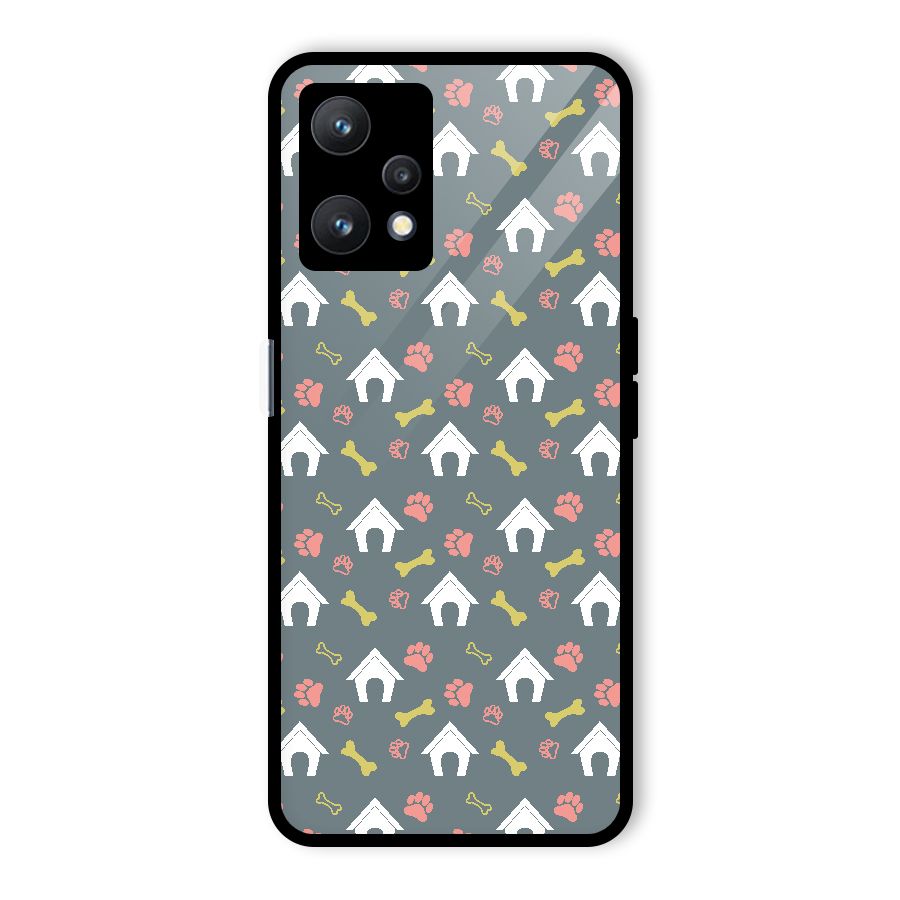 Dog Pattern Glass Back Case for Realme 9 Pro 5G