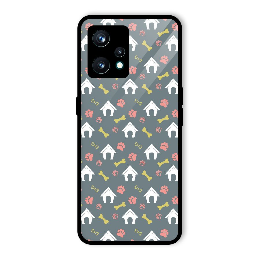 Dog Pattern Glass Back Case for Realme 9 Pro Plus 5G