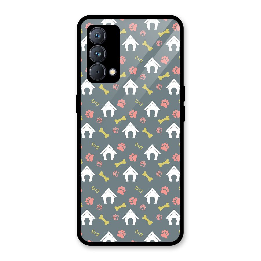 Dog Pattern Glass Back Case for Realme GT Master Edition