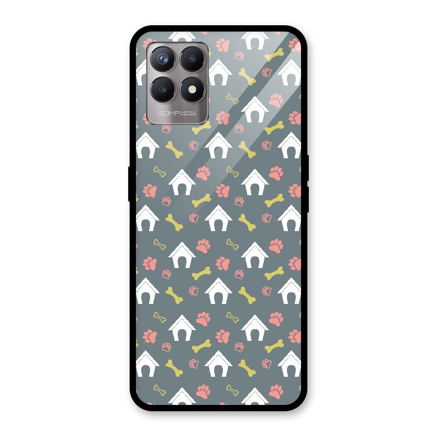 Dog Pattern Glass Back Case for Realme Narzo 50