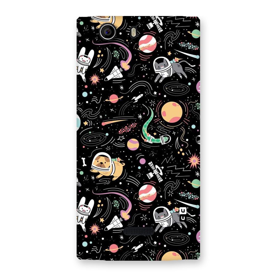 Dog Planetarium Back Case for Canvas Nitro 2 E311