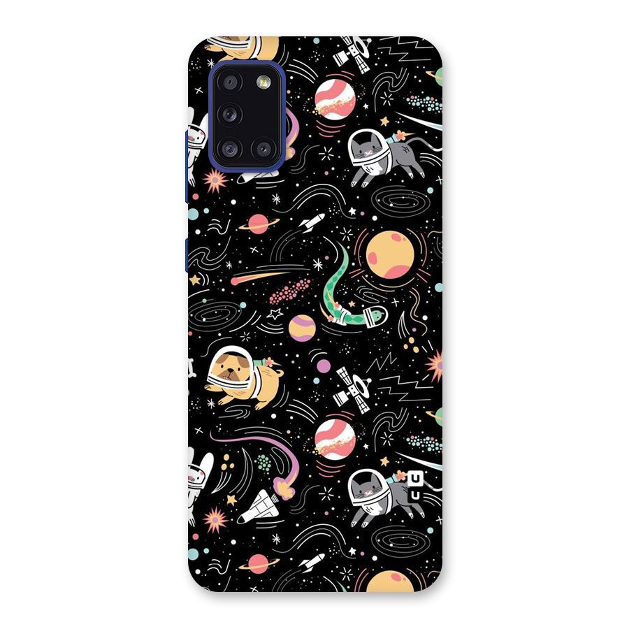 Dog Planetarium Back Case for Galaxy A31