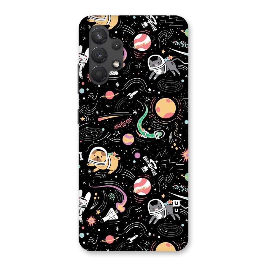 Dog Planetarium Back Case for Galaxy A32