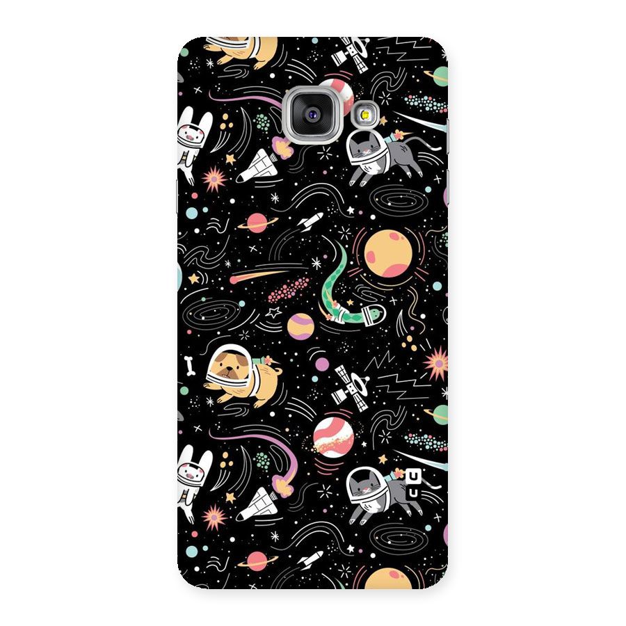 Dog Planetarium Back Case for Galaxy A7 2016