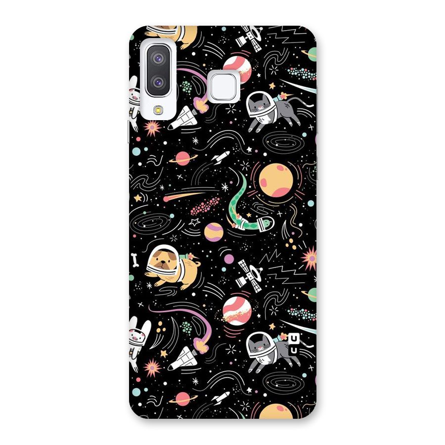 Dog Planetarium Back Case for Galaxy A8 Star
