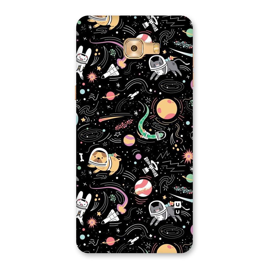 Dog Planetarium Back Case for Galaxy C9 Pro