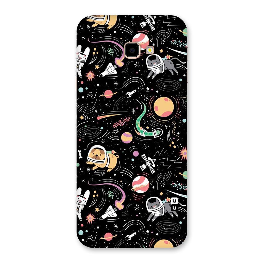Dog Planetarium Back Case for Galaxy J4 Plus