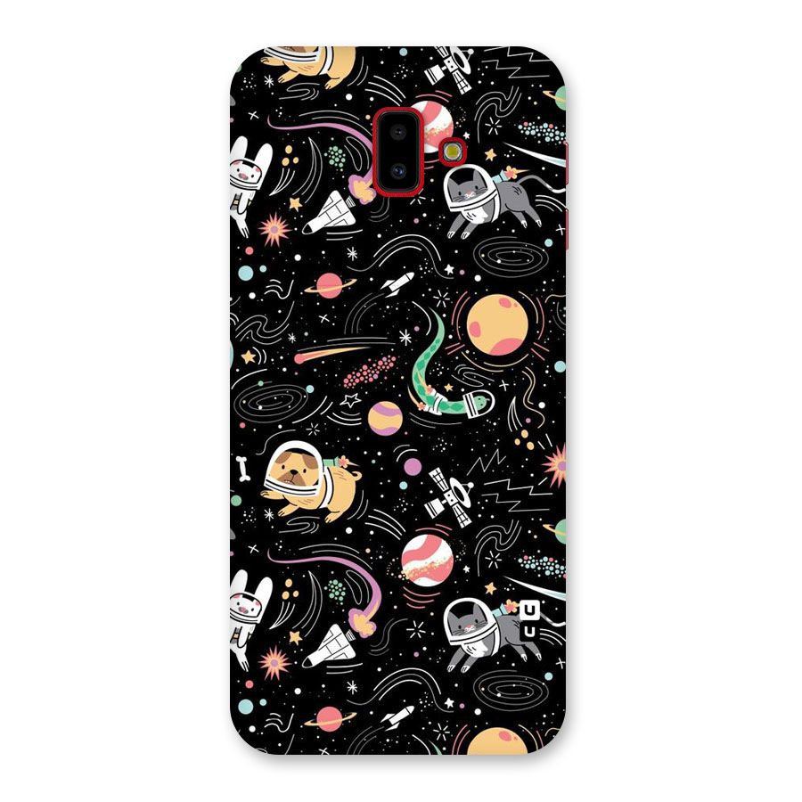 Dog Planetarium Back Case for Galaxy J6 Plus