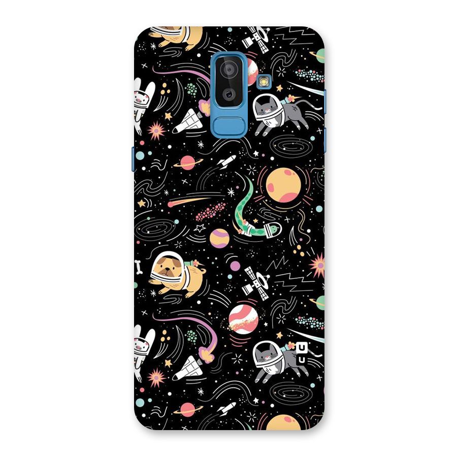 Dog Planetarium Back Case for Galaxy J8