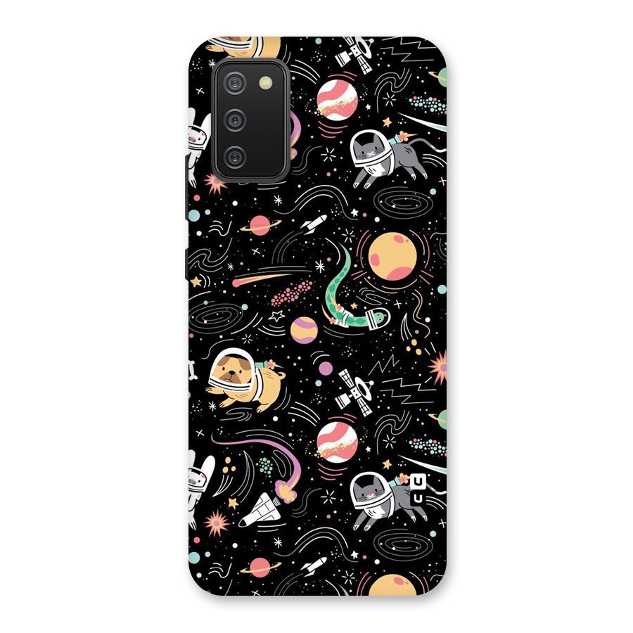 Dog Planetarium Back Case for Galaxy M02s