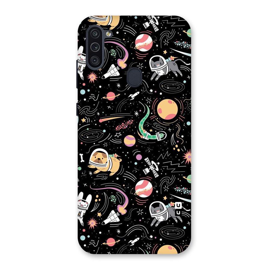 Dog Planetarium Back Case for Galaxy M11