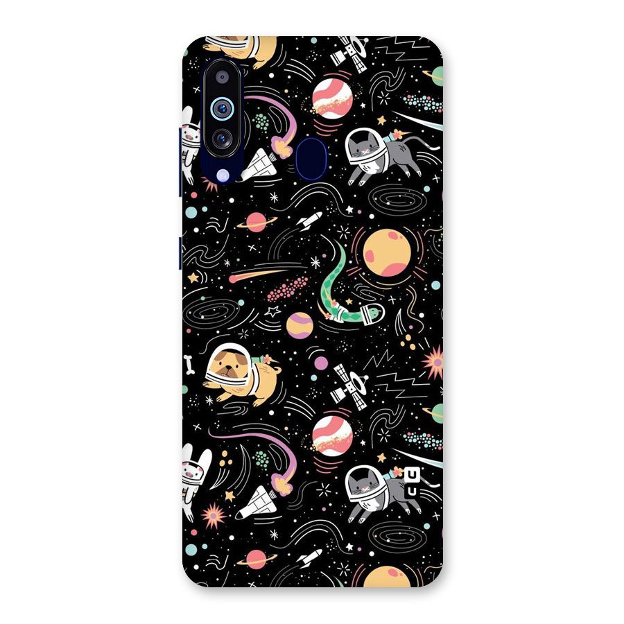Dog Planetarium Back Case for Galaxy M40