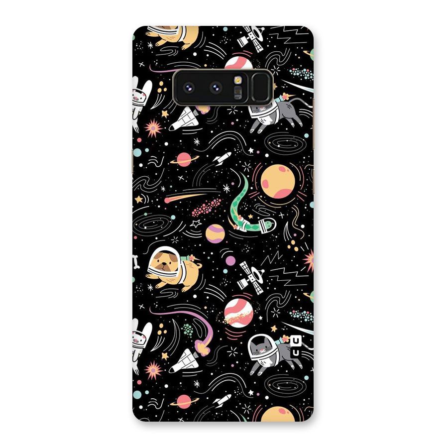 Dog Planetarium Back Case for Galaxy Note 8
