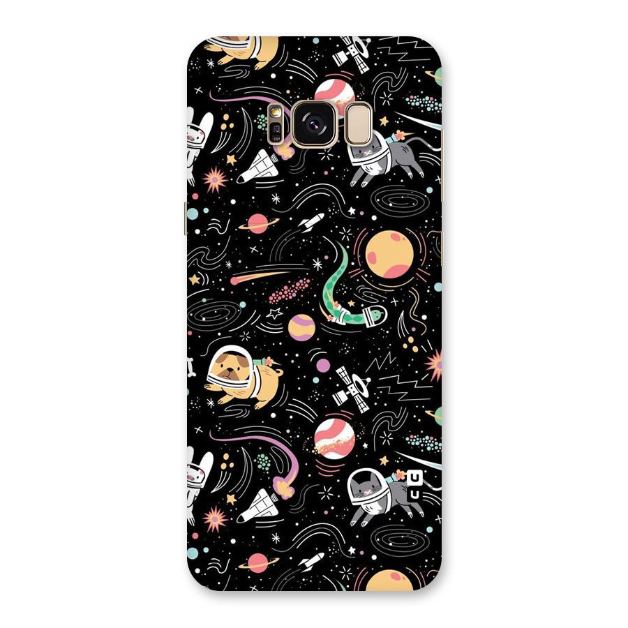 Dog Planetarium Back Case for Galaxy S8 Plus