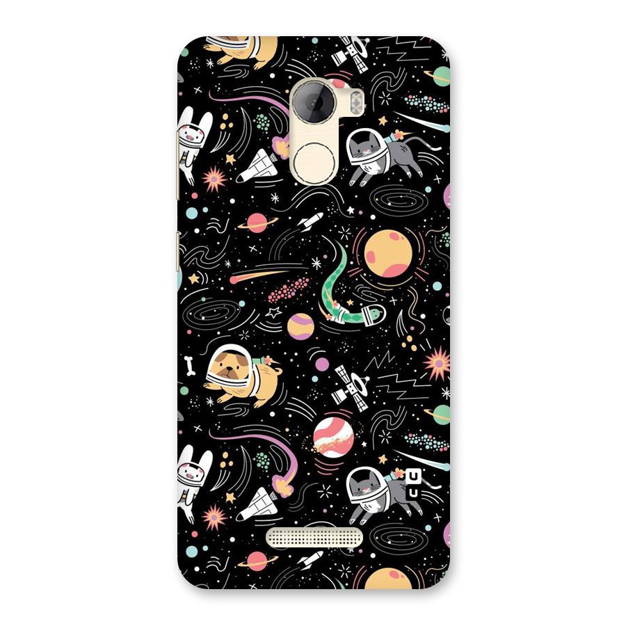 Dog Planetarium Back Case for Gionee A1 LIte