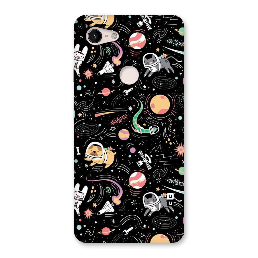 Dog Planetarium Back Case for Google Pixel 3 XL