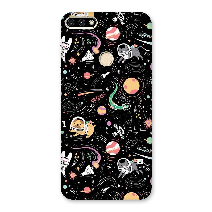Dog Planetarium Back Case for Honor 7A