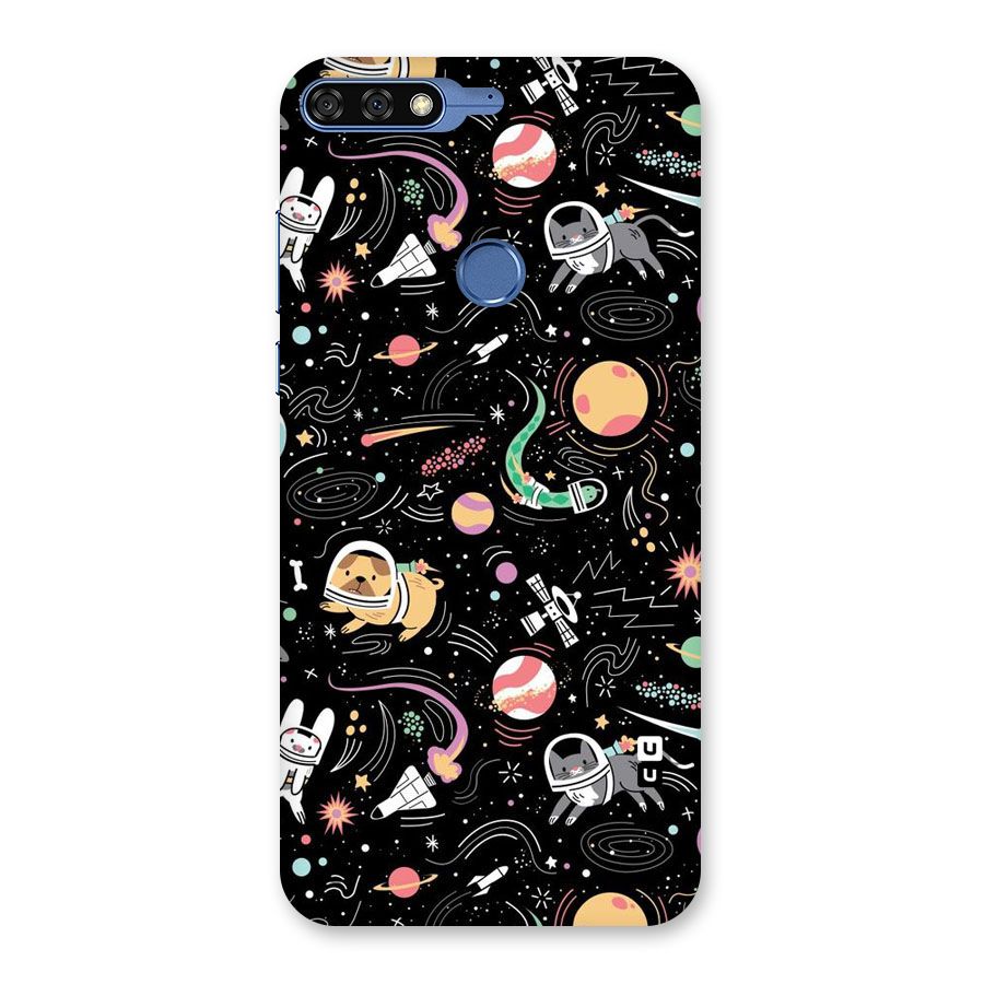 Dog Planetarium Back Case for Honor 7C