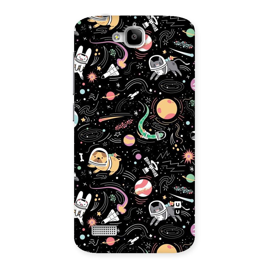 Dog Planetarium Back Case for Honor Holly