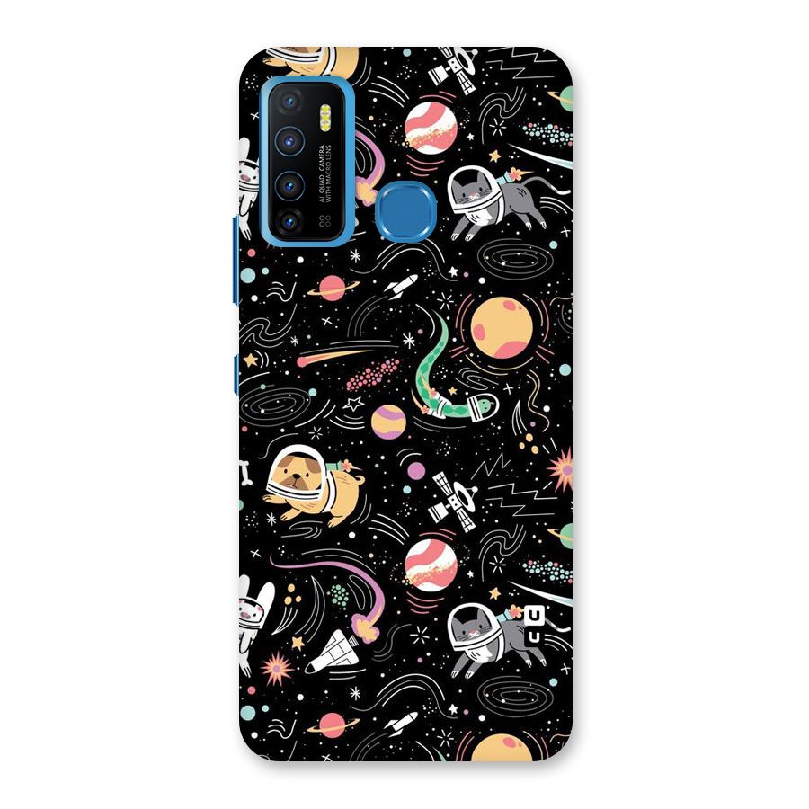 Dog Planetarium Back Case for Infinix Hot 9