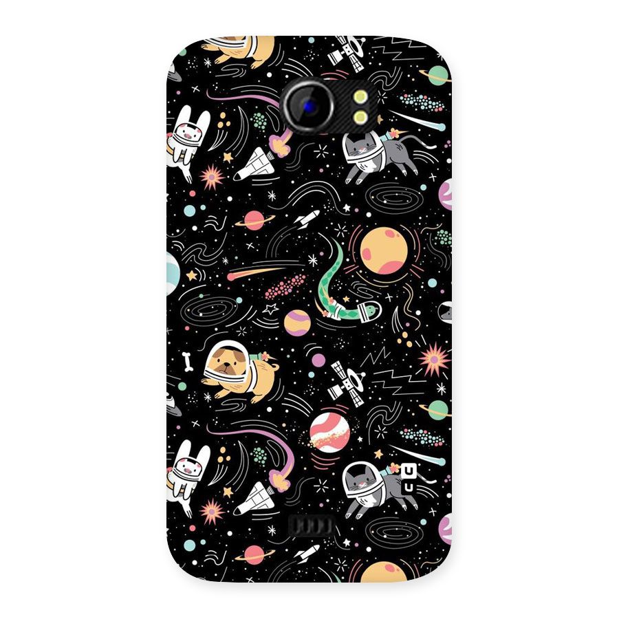 Dog Planetarium Back Case for Micromax Canvas 2 A110