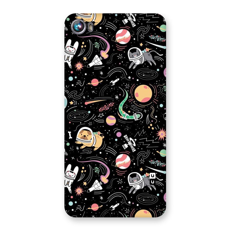 Dog Planetarium Back Case for Micromax Canvas Fire 4 A107