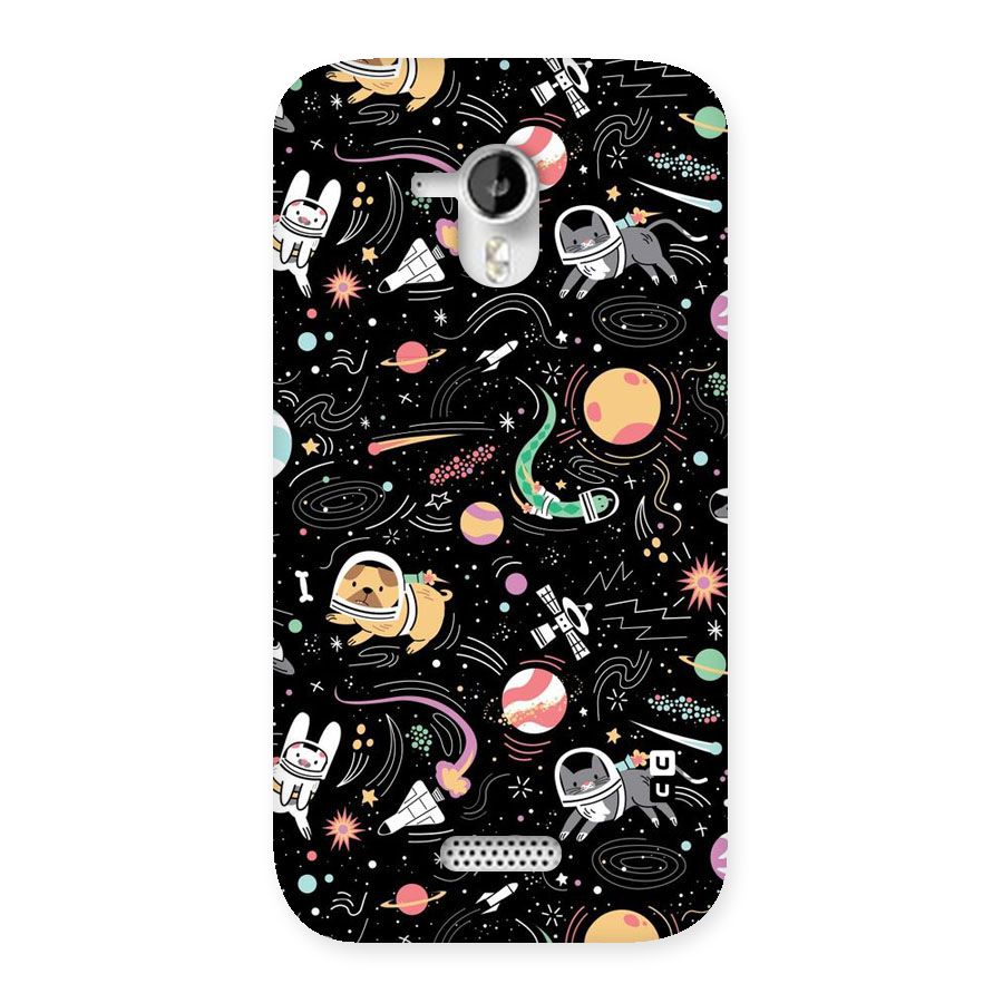Dog Planetarium Back Case for Micromax Canvas HD A116