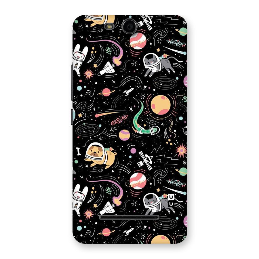 Dog Planetarium Back Case for Micromax Canvas Juice 3 Q392