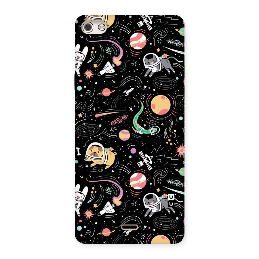Dog Planetarium Back Case for Micromax Canvas Silver 5