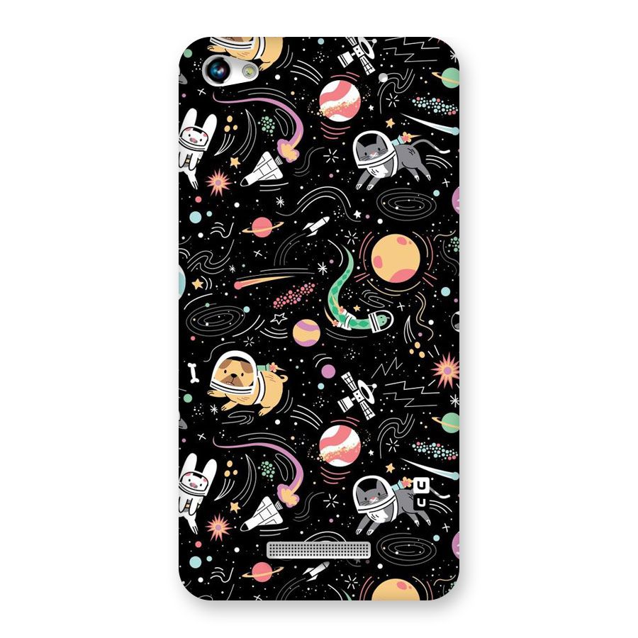 Dog Planetarium Back Case for Micromax Hue 2
