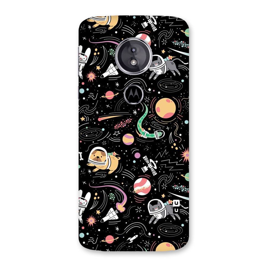 Dog Planetarium Back Case for Moto E5