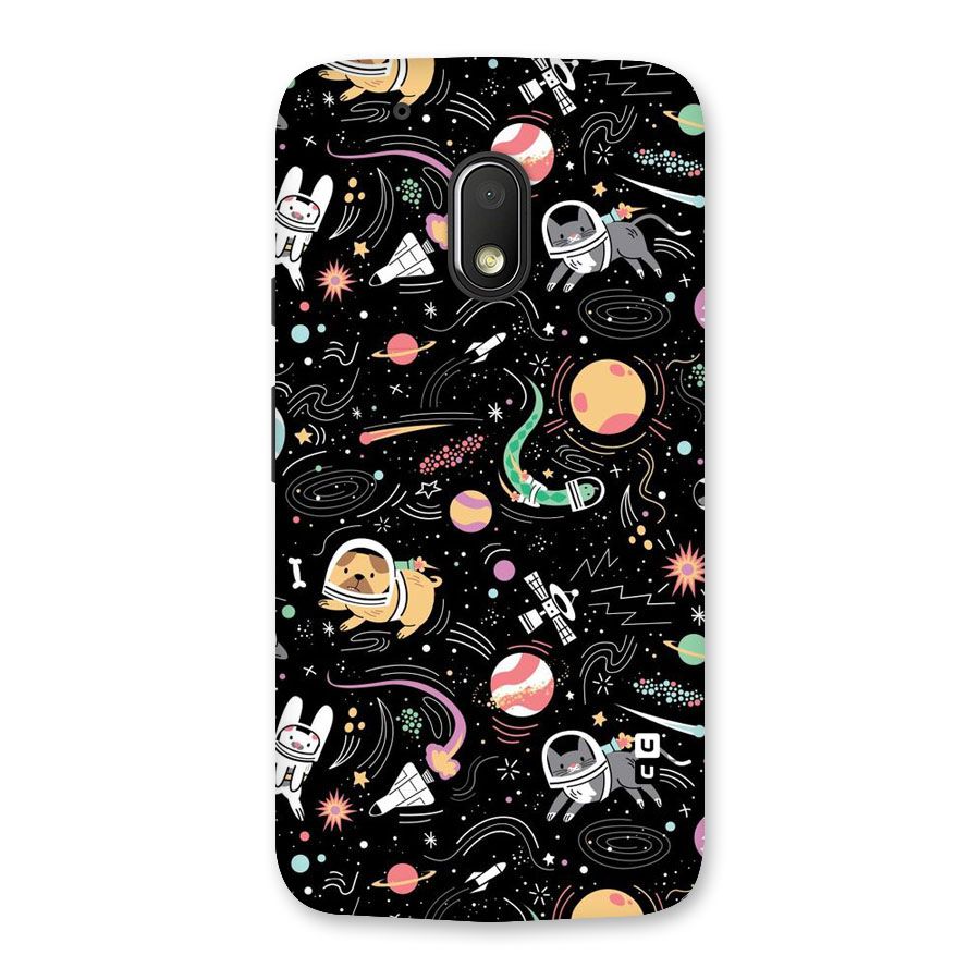 Dog Planetarium Back Case for Moto G4 Play