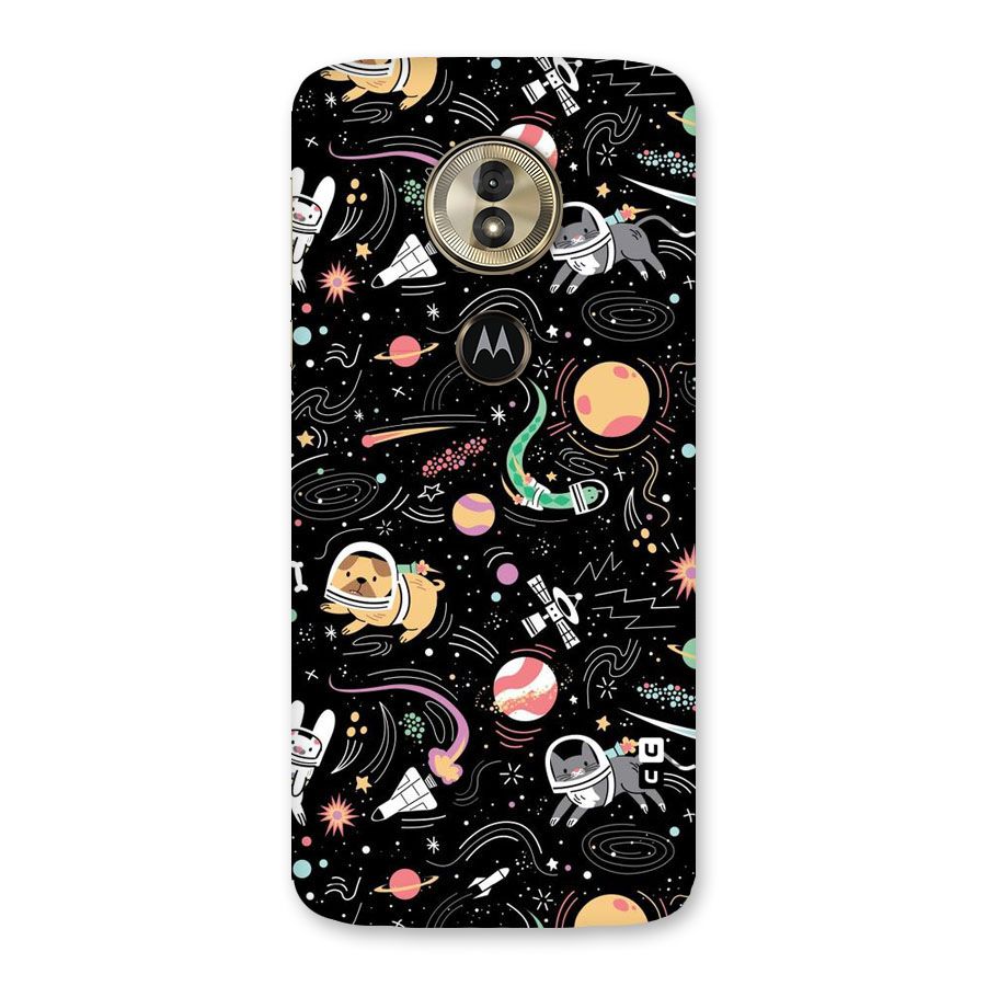 Dog Planetarium Back Case for Moto G6 Play
