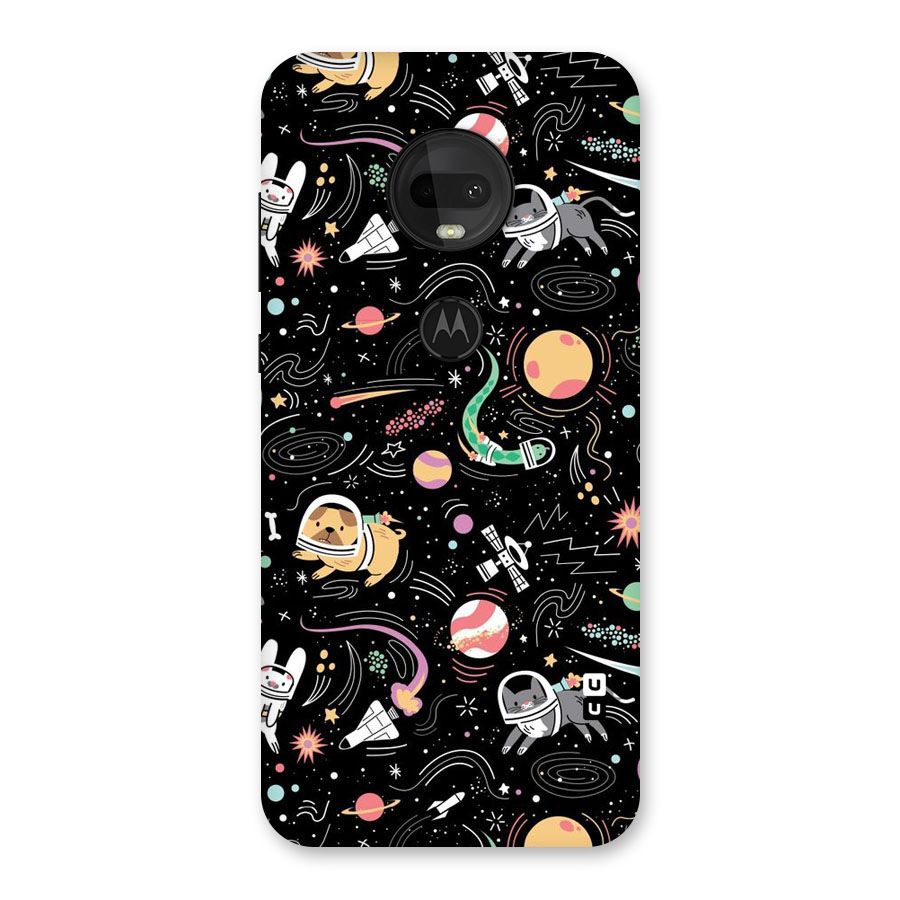 Dog Planetarium Back Case for Moto G7