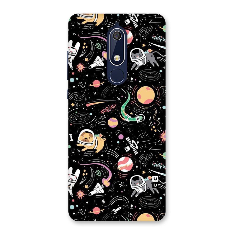 Dog Planetarium Back Case for Nokia 5.1