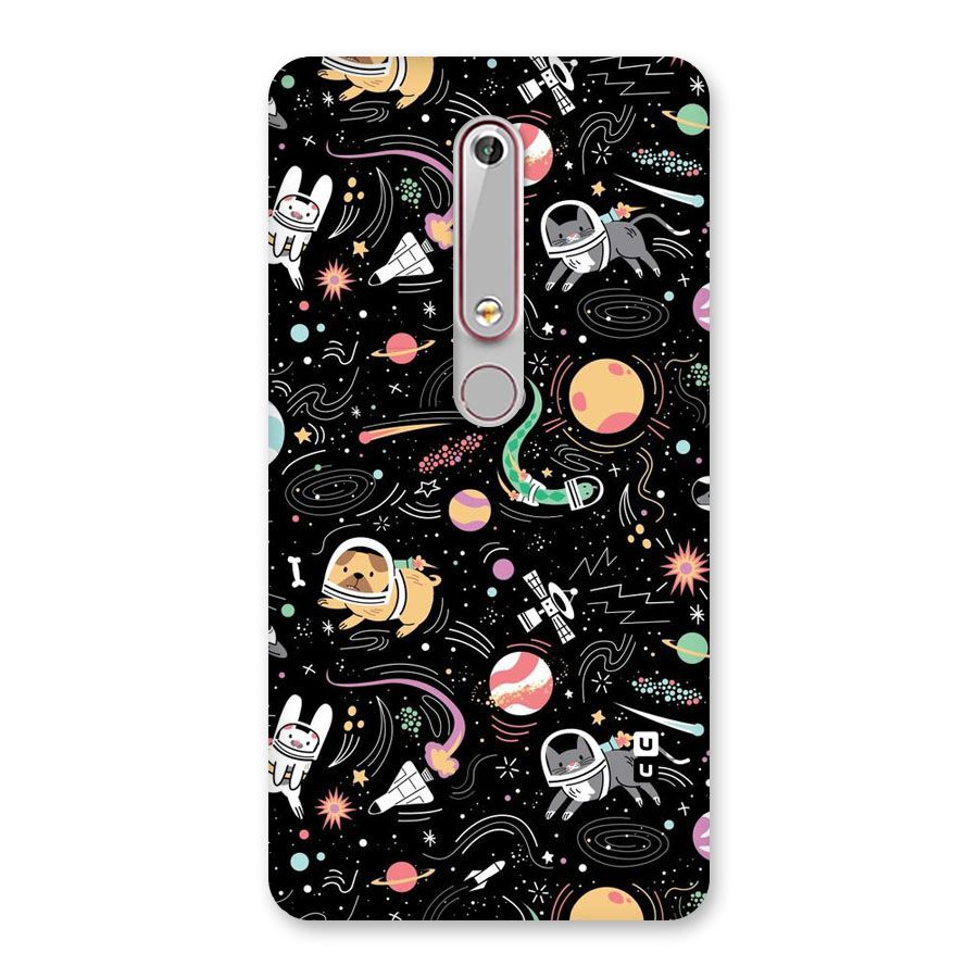 Dog Planetarium Back Case for Nokia 6.1