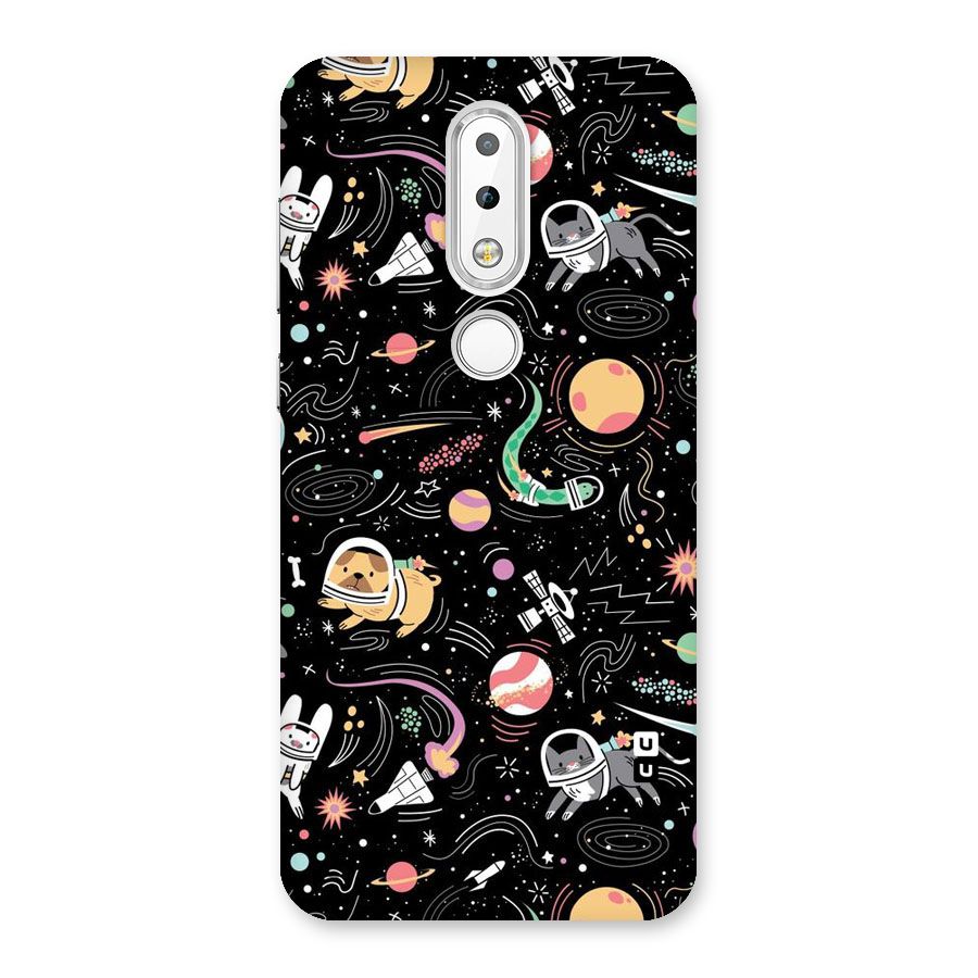 Dog Planetarium Back Case for Nokia 6.1 Plus