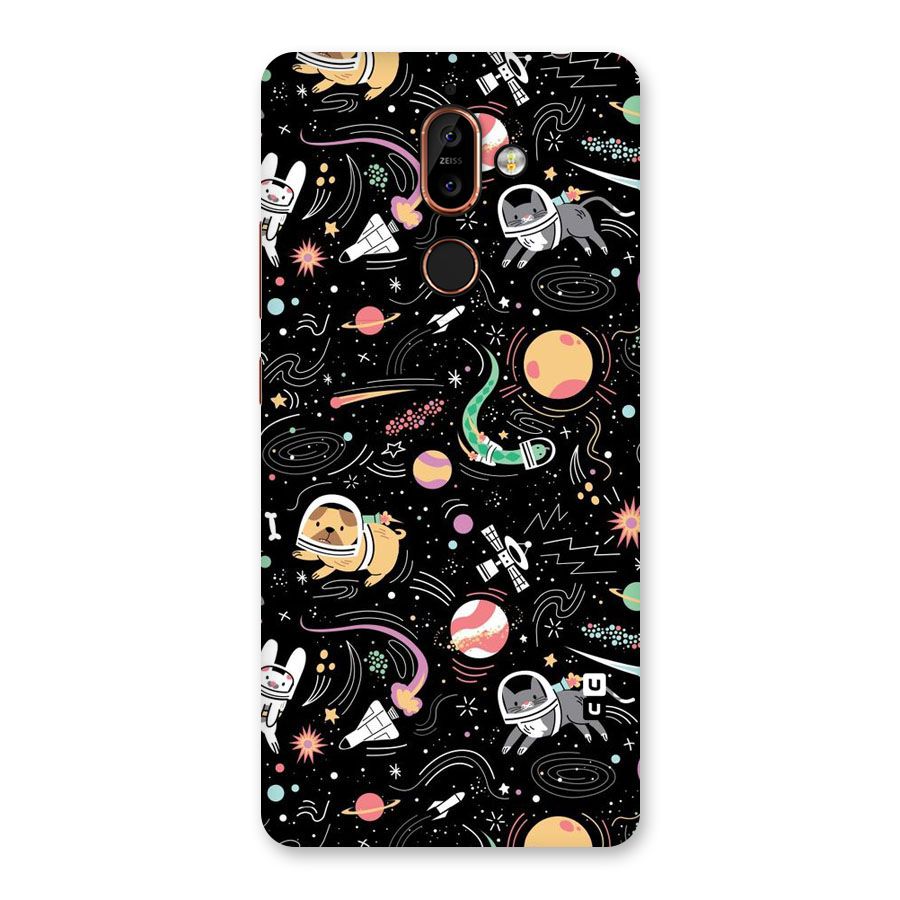 Dog Planetarium Back Case for Nokia 7 Plus