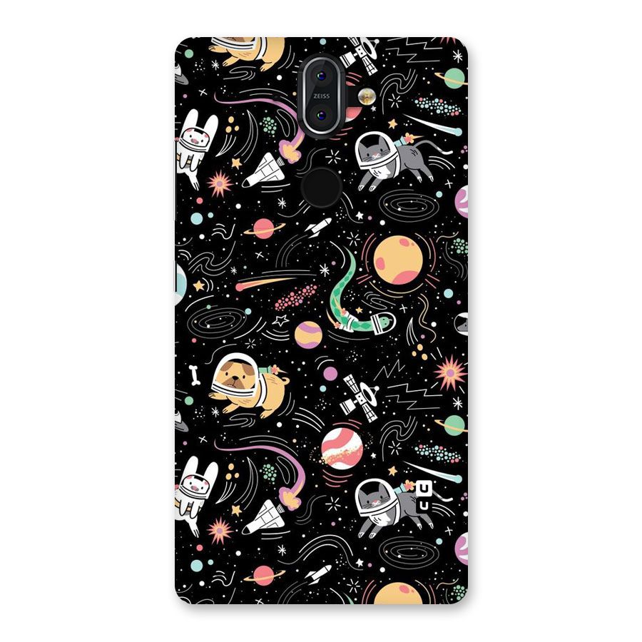 Dog Planetarium Back Case for Nokia 8 Sirocco