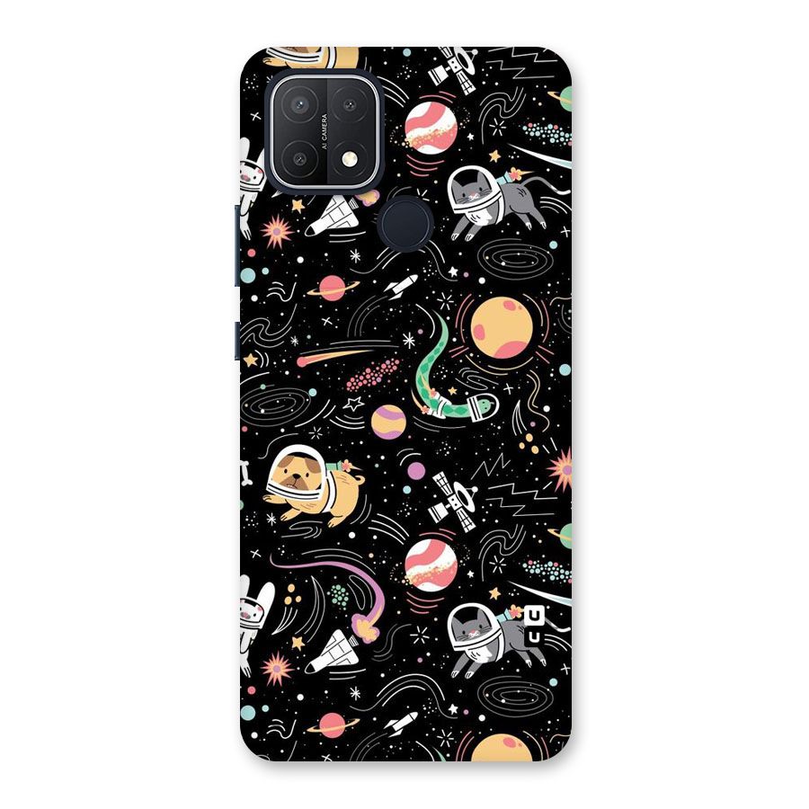 Dog Planetarium Back Case for Oppo A15s