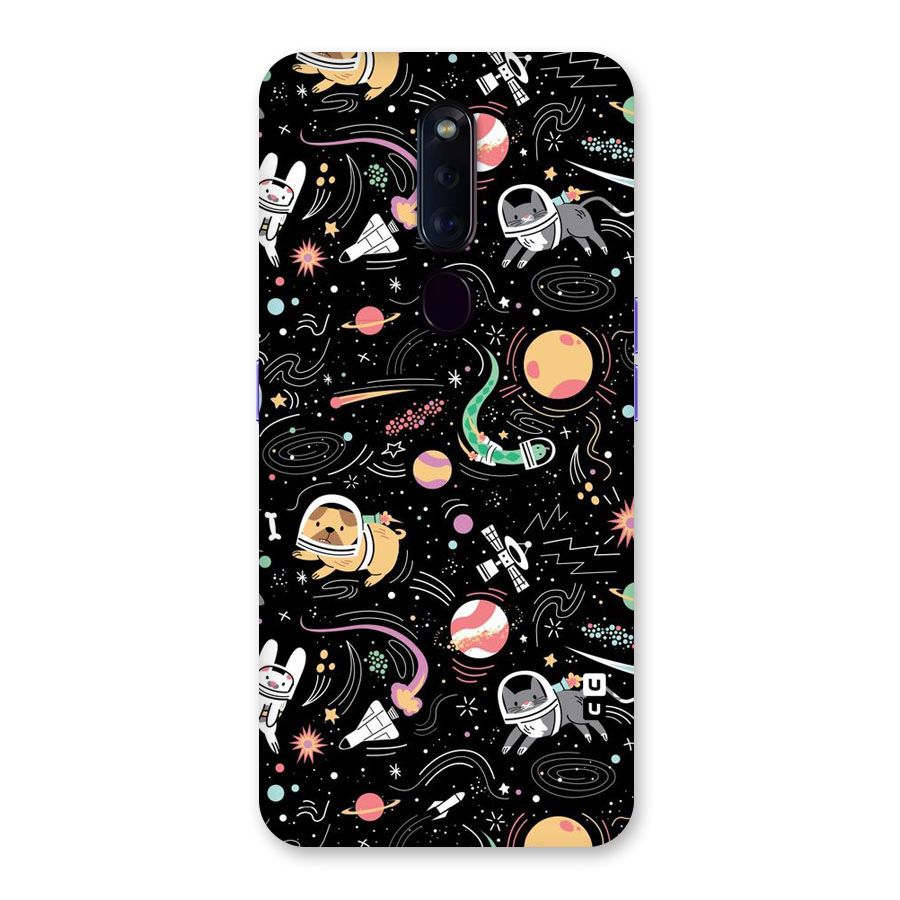 Dog Planetarium Back Case for Oppo F11 Pro