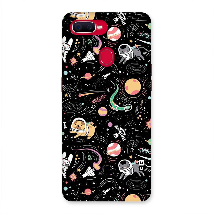 Dog Planetarium Back Case for Oppo F9 Pro