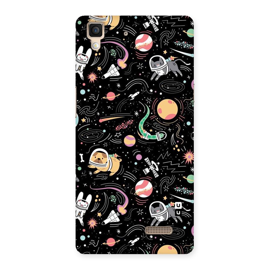 Dog Planetarium Back Case for Oppo R7