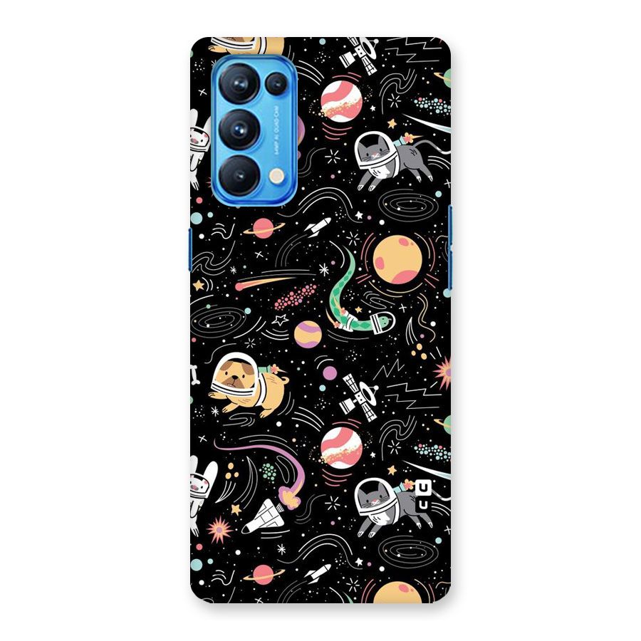 Dog Planetarium Back Case for Oppo Reno5 Pro 5G