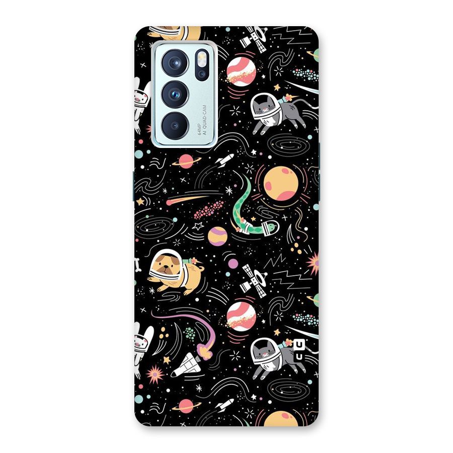 Dog Planetarium Back Case for Oppo Reno6 Pro 5G