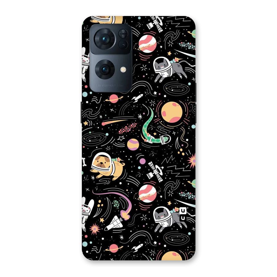 Dog Planetarium Back Case for Oppo Reno7 Pro 5G