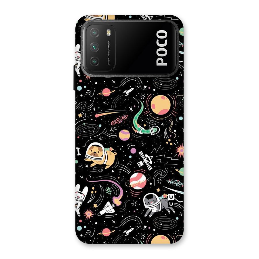 Dog Planetarium Back Case for Poco M3